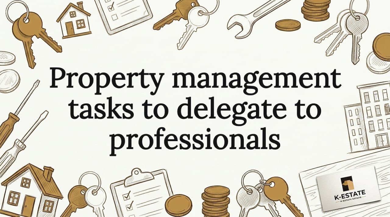 Property management tasks to delegate to professionals