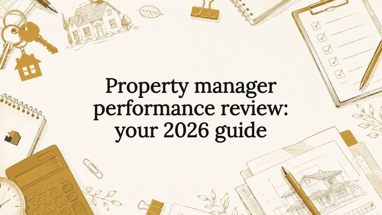 Property manager performance review: your 2026 guide