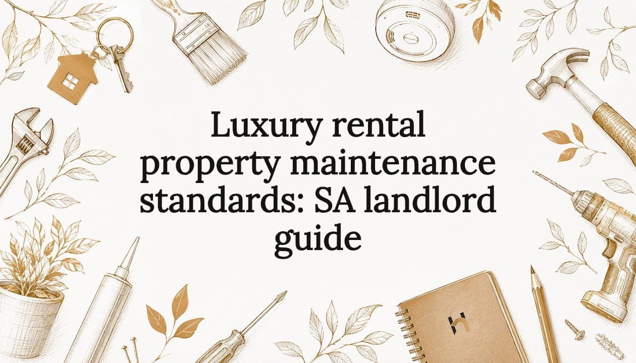 Luxury rental property maintenance standards: SA landlord guide