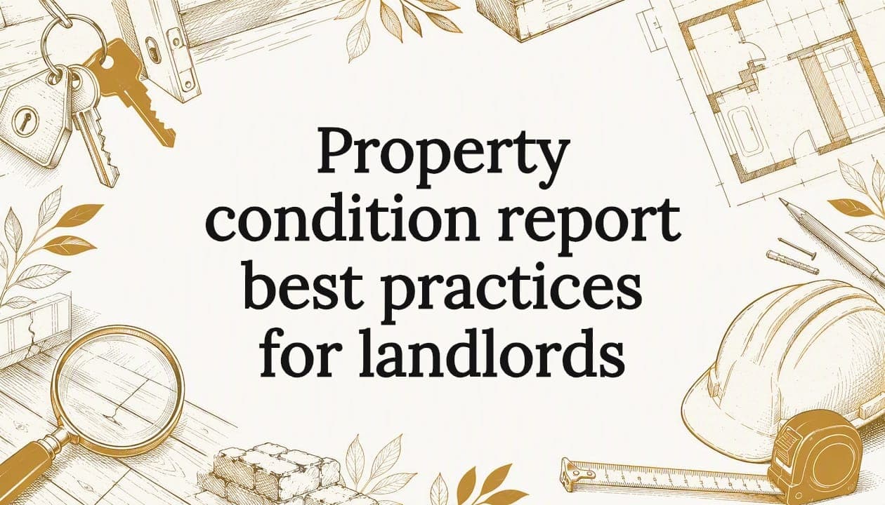 Property condition report best practices for landlords