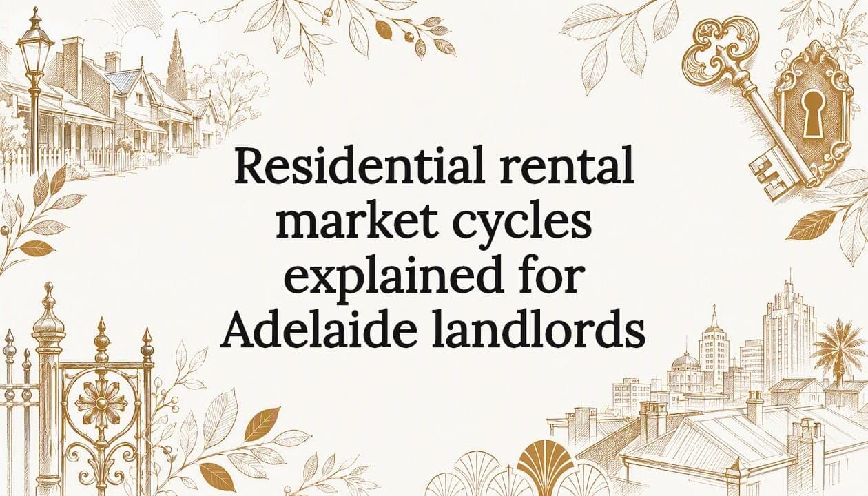 Residential rental market cycles explained for Adelaide landlords