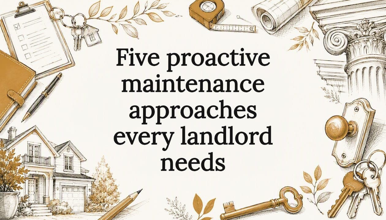 Five proactive maintenance approaches every landlord needs