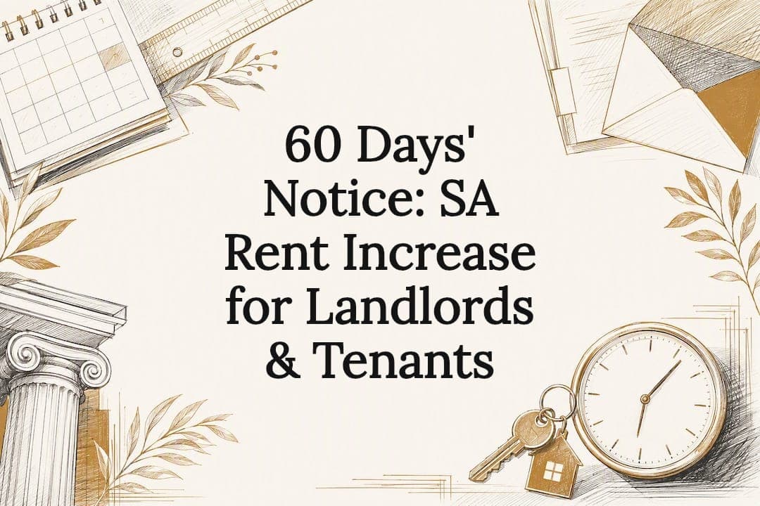 60 Days' Notice: SA Rent Increase for Landlords & Tenants