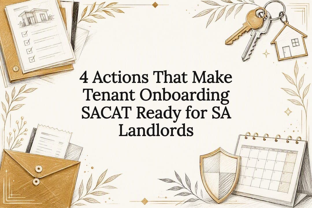 4 Actions That Make Tenant Onboarding SACAT Ready for SA Landlords