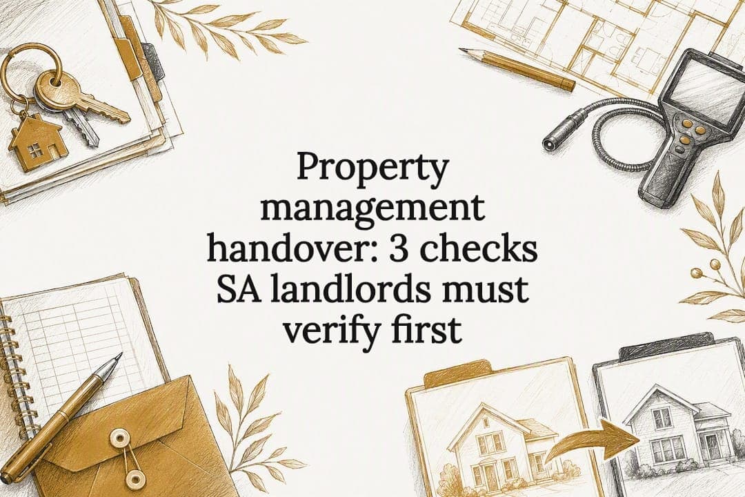 Property management handover: 3 checks SA landlords must verify first