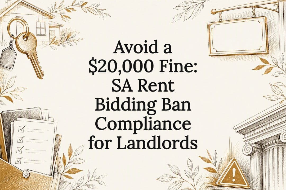 Avoid a $20,000 Fine: SA Rent Bidding Ban Compliance for Landlords