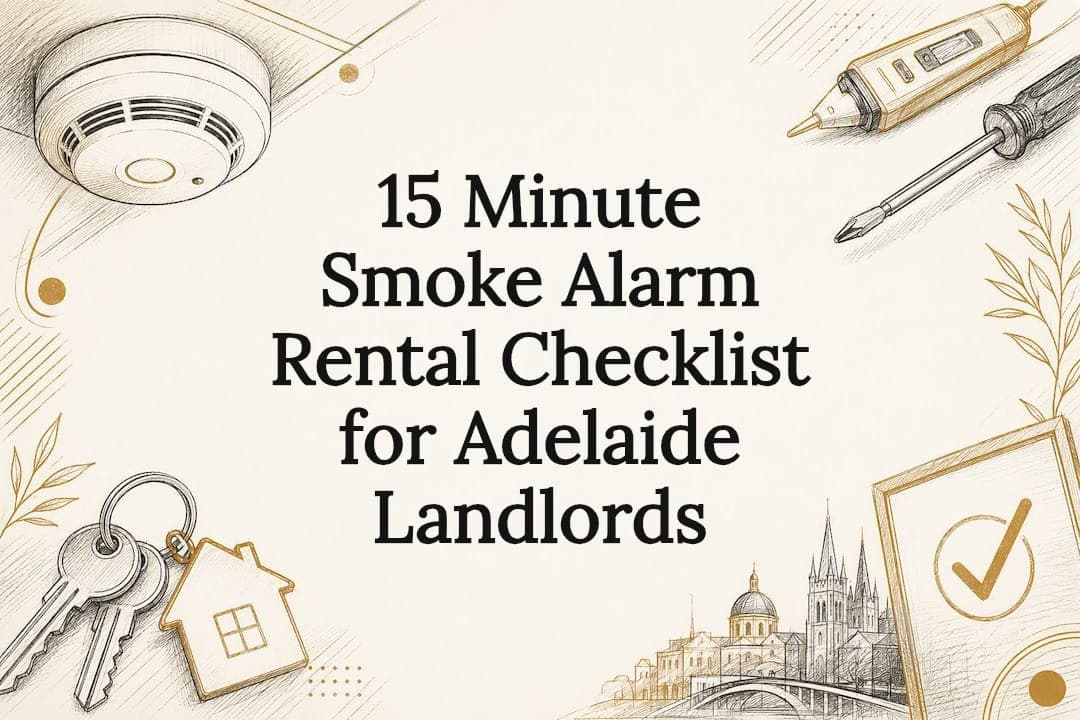 15 Minute Smoke Alarm Rental Checklist for Adelaide Landlords