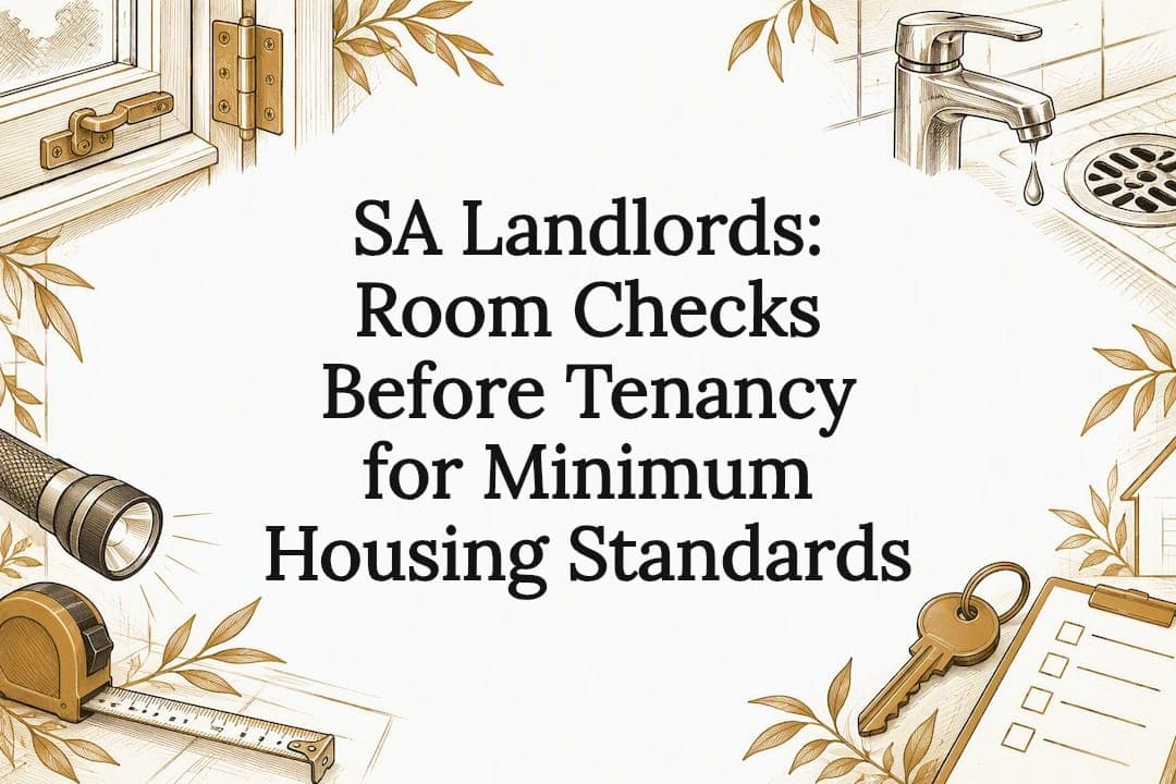 SA Landlords: Room Checks Before Tenancy for Minimum Housing Standards