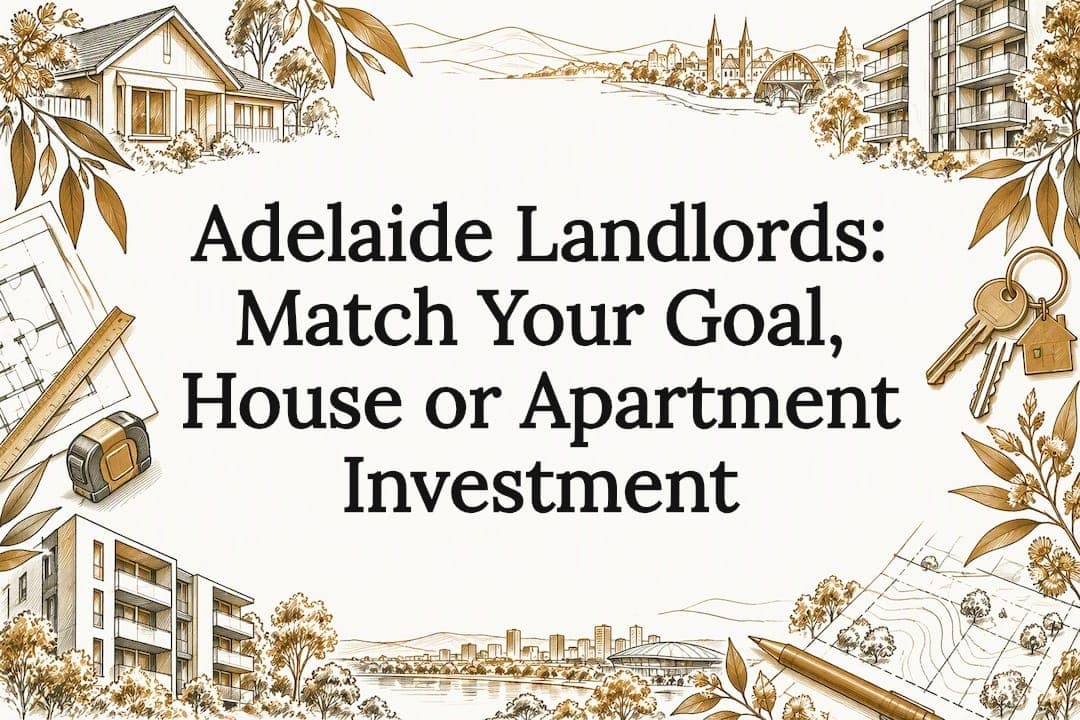 Adelaide Landlords: Match Your Goal, House or Apartment Investment