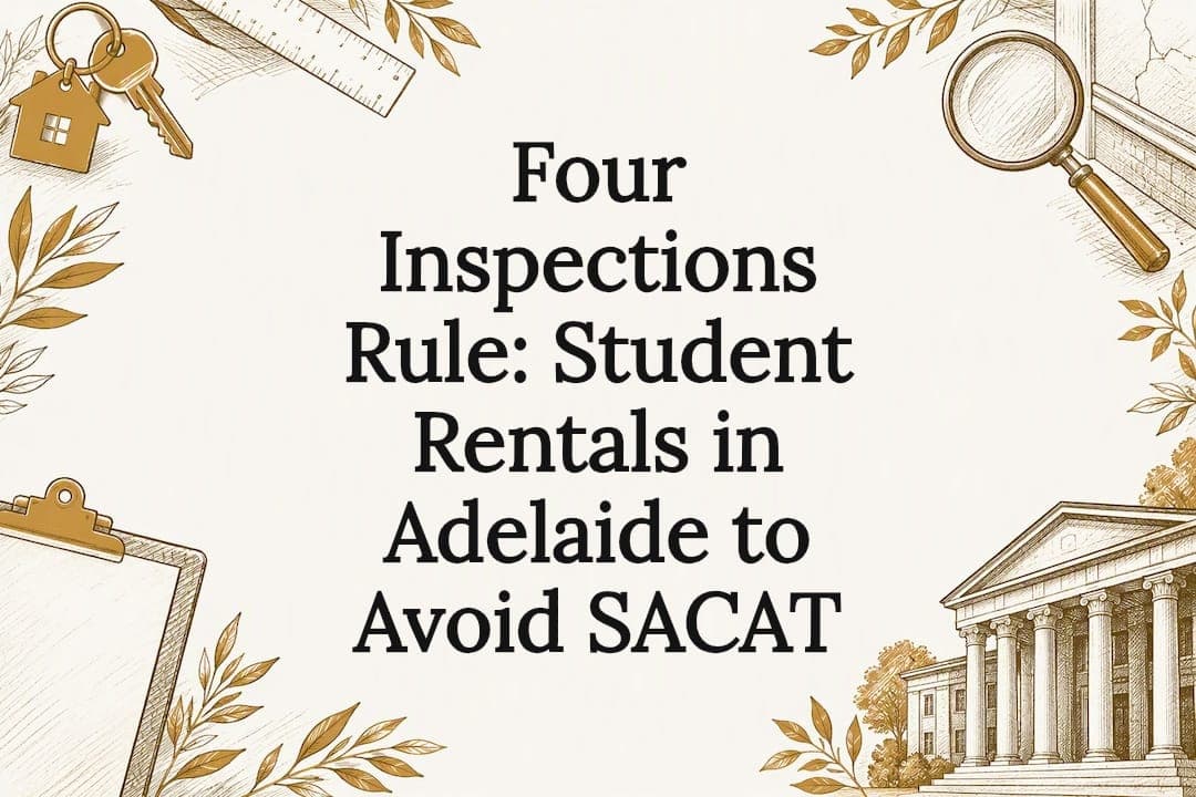 Four Inspections Rule: Student Rentals in Adelaide to Avoid SACAT