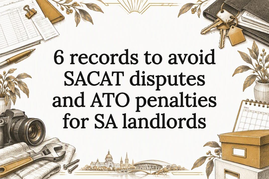6 records to avoid SACAT disputes and ATO penalties for SA landlords