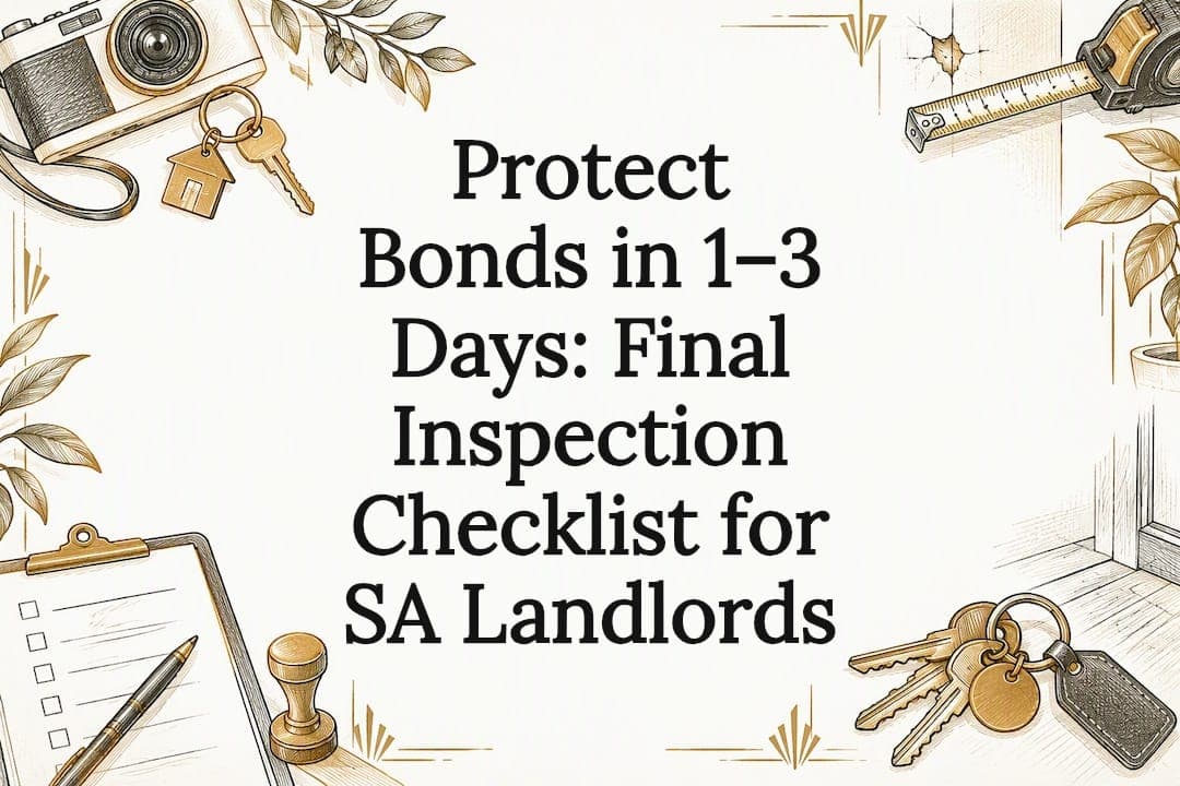 Protect Bonds in 1–3 Days: Final Inspection Checklist for SA Landlords