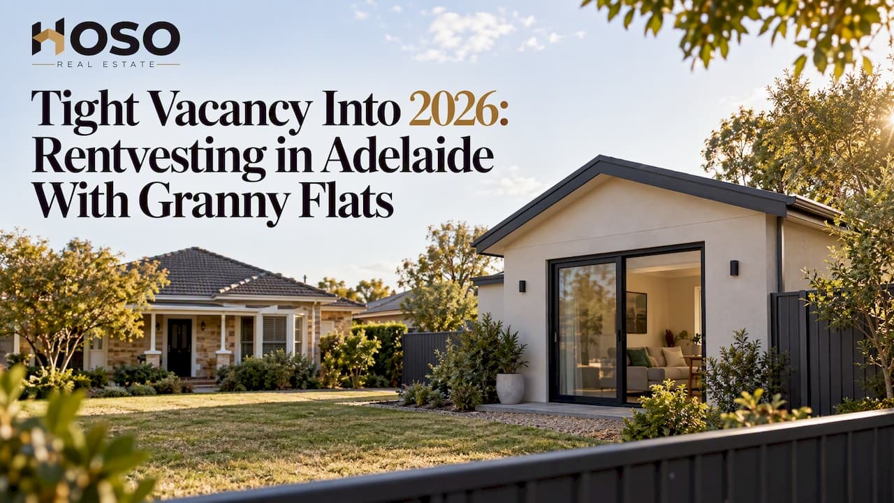Tight Vacancy Into 2026: Rentvesting in Adelaide With Granny Flats