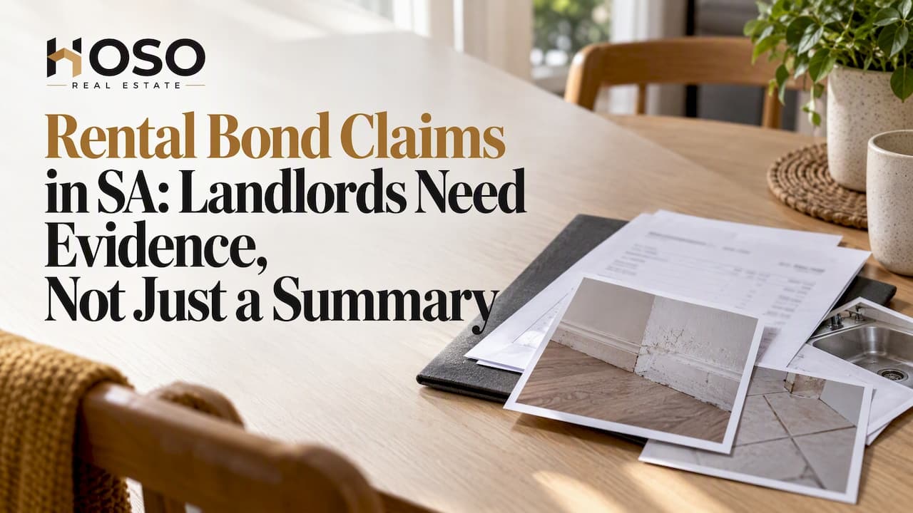 Rental Bond Claims in SA: Landlords Need Evidence, Not Just a Summary
